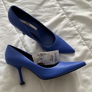 Zara Blue Pumps 37